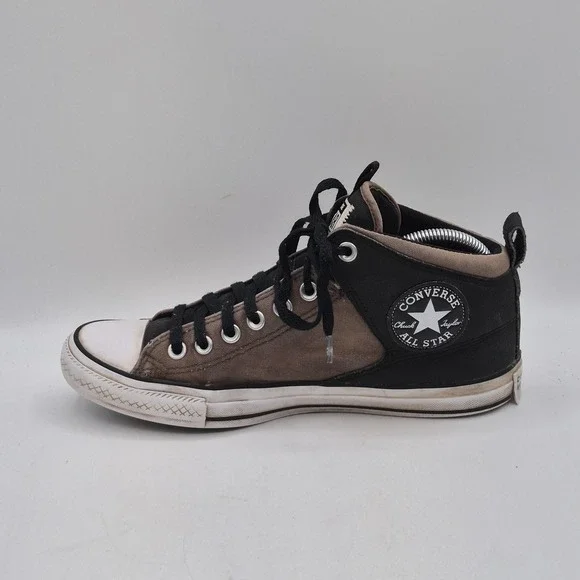 Converse Chuck Taylor All Star 2 Shoes Mens Size 8 Brown Black Mid Top Sneakers - Picture 4 of 13